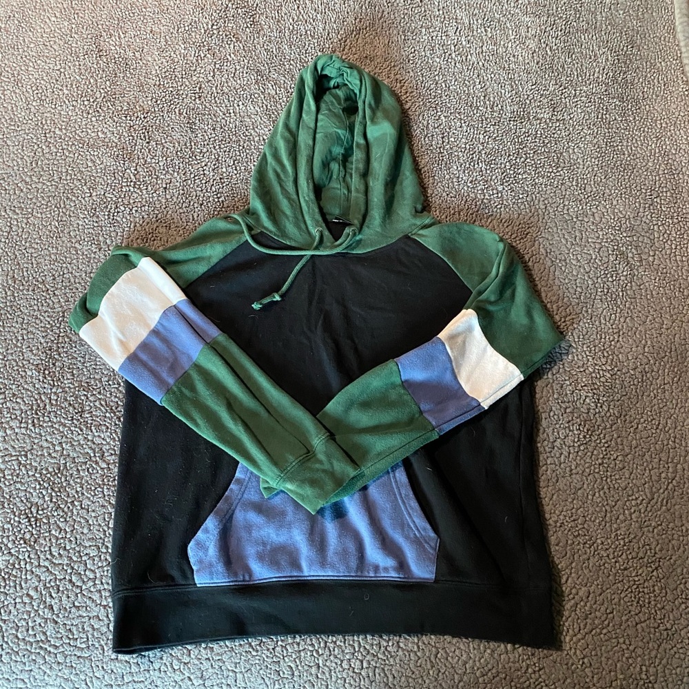 🖐🏼 5 for $25 ZINE color block hoodie from Zumiez